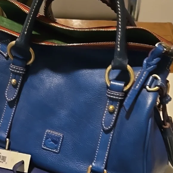 Dooney & Bourke Florentine Leather Satchel - Picture 3 of 16